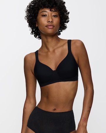 Triumph Modern Soft Cotton Wired Bra Black