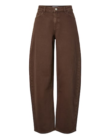 Pieces Grace Mid Wasted Barrel Jean 32 Leg