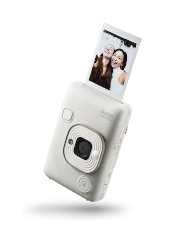 Fujifilm Instax Mini LiPlay Hybrid Instant Camera - Misty White
