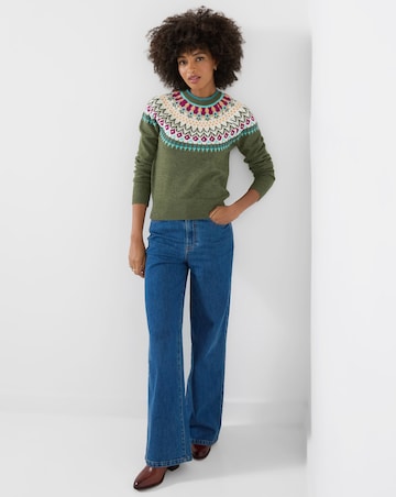 Joe Browns Tilly Floral Fairisle Jumper