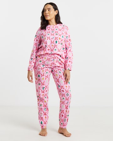 Pretty Secrets Christmas Print Pyjama Set