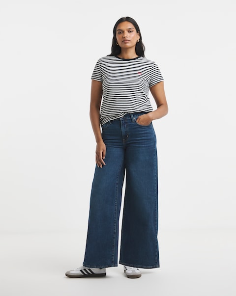 Levi's 728 High Rise Wide Leg Jean