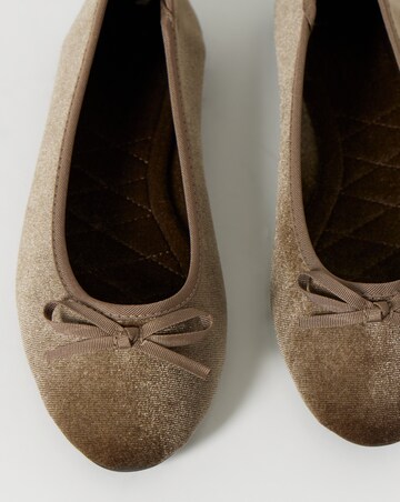 Moxie Soft Ballerina Slipper - Wide Fit (E)