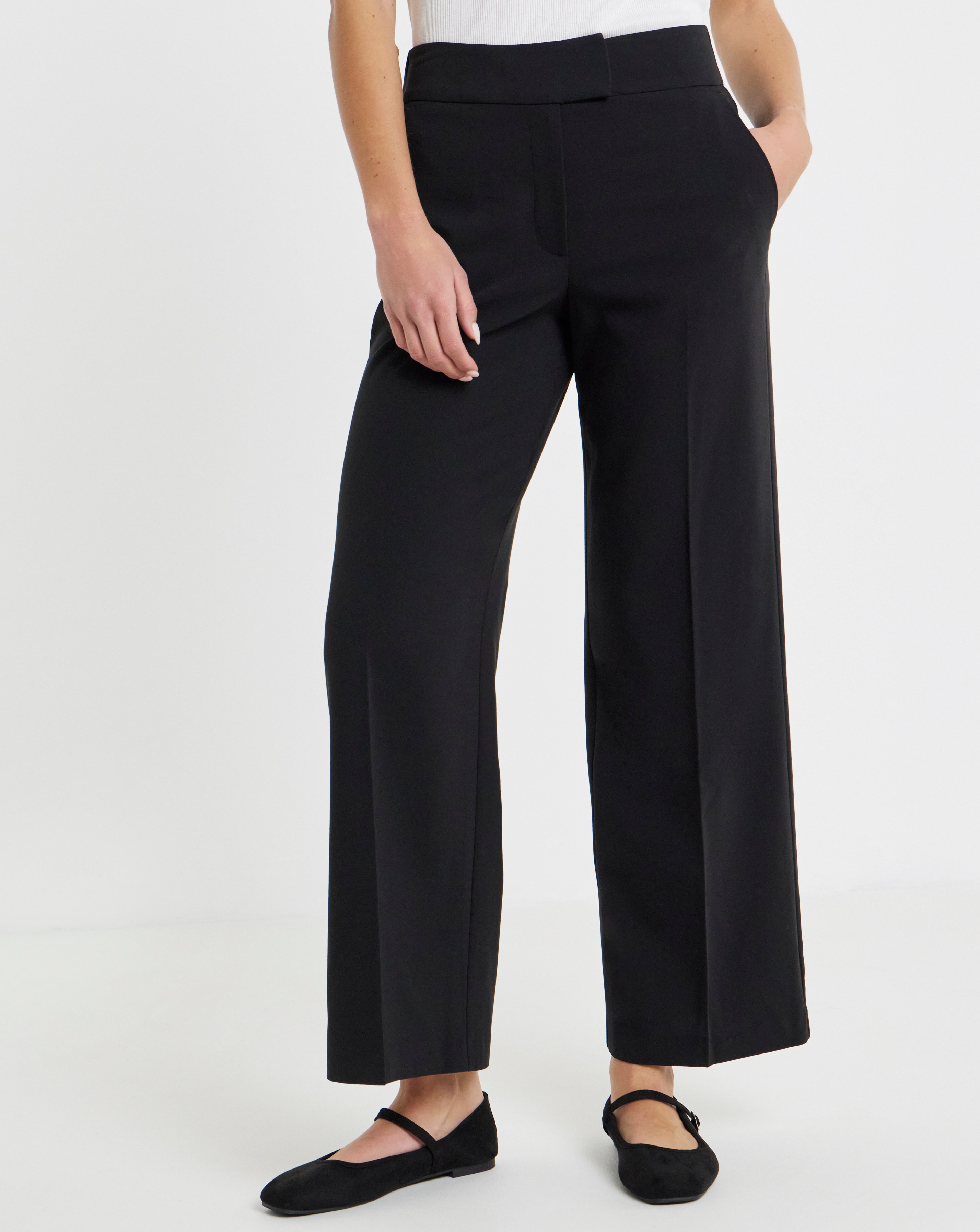 MAGISCULPT Wide Leg Trousers Regular Length | Simply Be