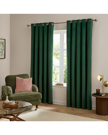 Furn. The Ultimate Velvet Blackout Eyelet Curtains