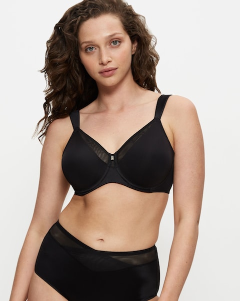 Triumph True Shape Sensation Minimiser Wired Bra Black
