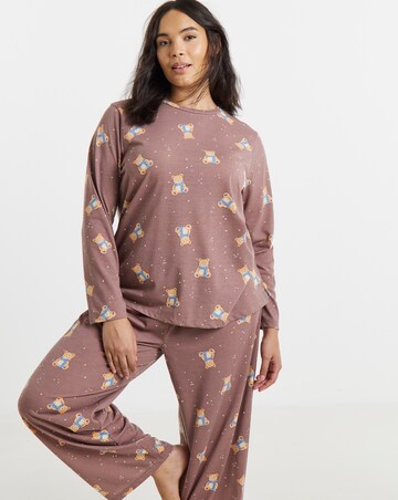 Pretty Secrets Value Bear Print Pyjama Set