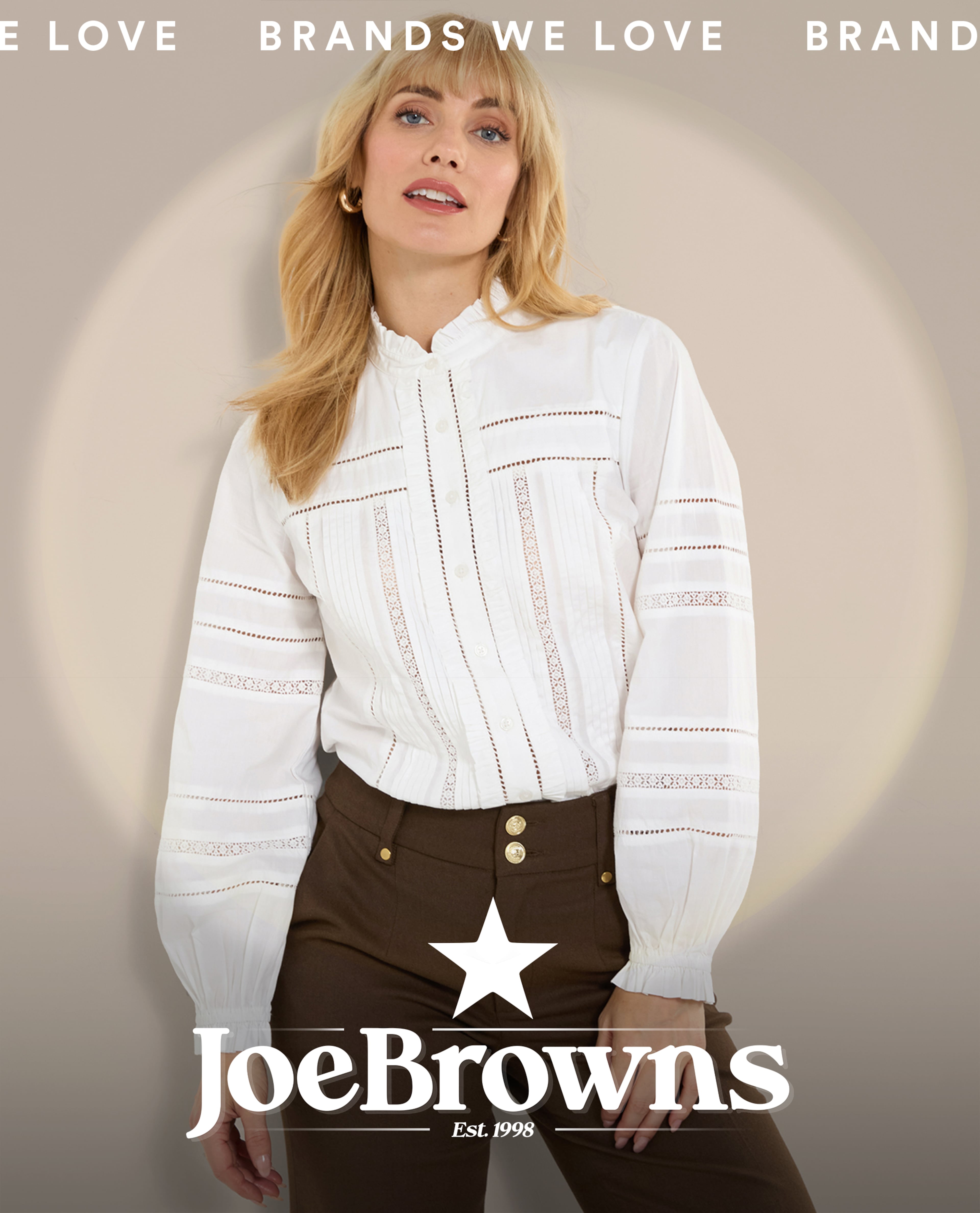 New season crochet shirt from Joe Browns