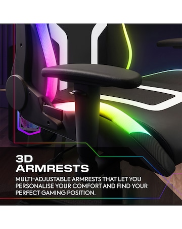 X Rocker Agility Compact PC Gaming Chair for Juniors with Neo Motion SYNC - RGB