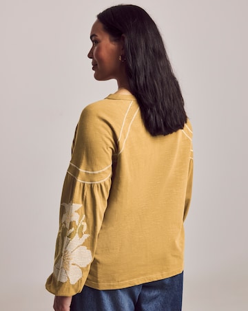 Julipa Embroidered Jersey Blouse