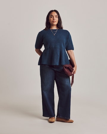 Julipa Peplum Short Sleeve Jumper