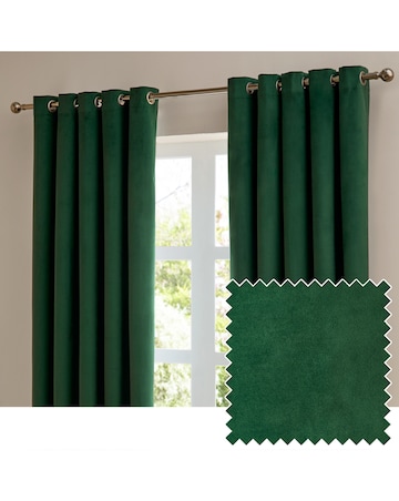 Furn. The Ultimate Velvet Blackout Eyelet Curtains