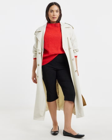 Rib Funnel Neck Jumper