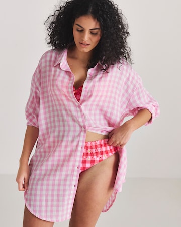 Simply Be Placement Graphic Beach Shirt