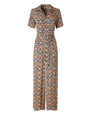 Joe Browns Petite Josie Short Sleeve Zip Front Jumpsuit