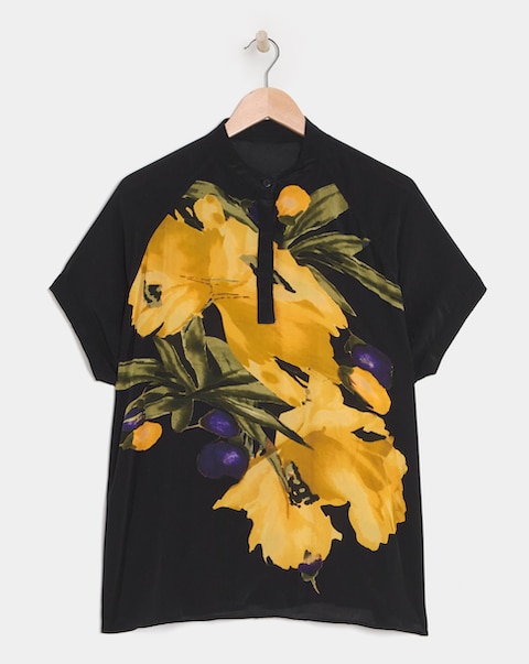 Religion Jade Floral Top