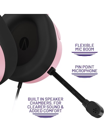 Stealth PANTHER Gaming Headset for PS5, PS4, Xbox, Switch, PC - Blush