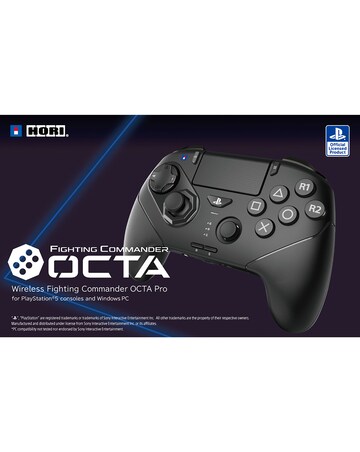 HORI Wireless Fighting Commander OCTA Pro for PS5 and PC - Black