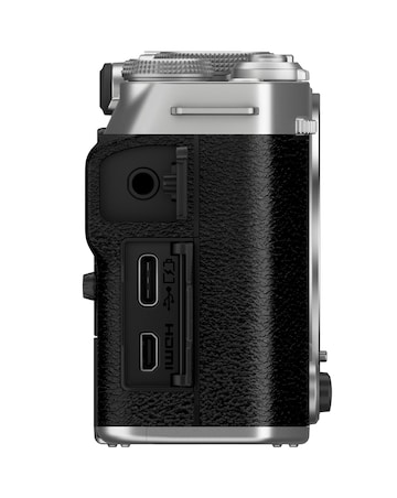 Fujifilm X-M5 CSC Digital Camera with XC 15-45mm F3.5-5.6 OIS PZ Lens - Silver