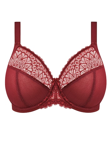 Elomi Tiernie Plunge Wired Bra Red