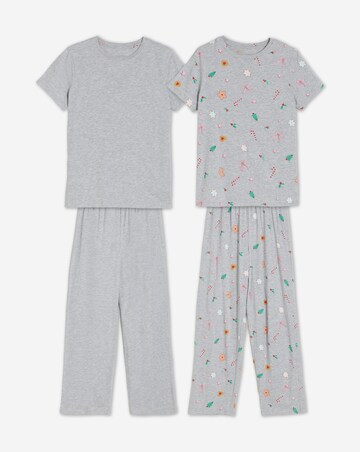 Pretty Secrets Value Candy Cane 2 Pack Pyjamas