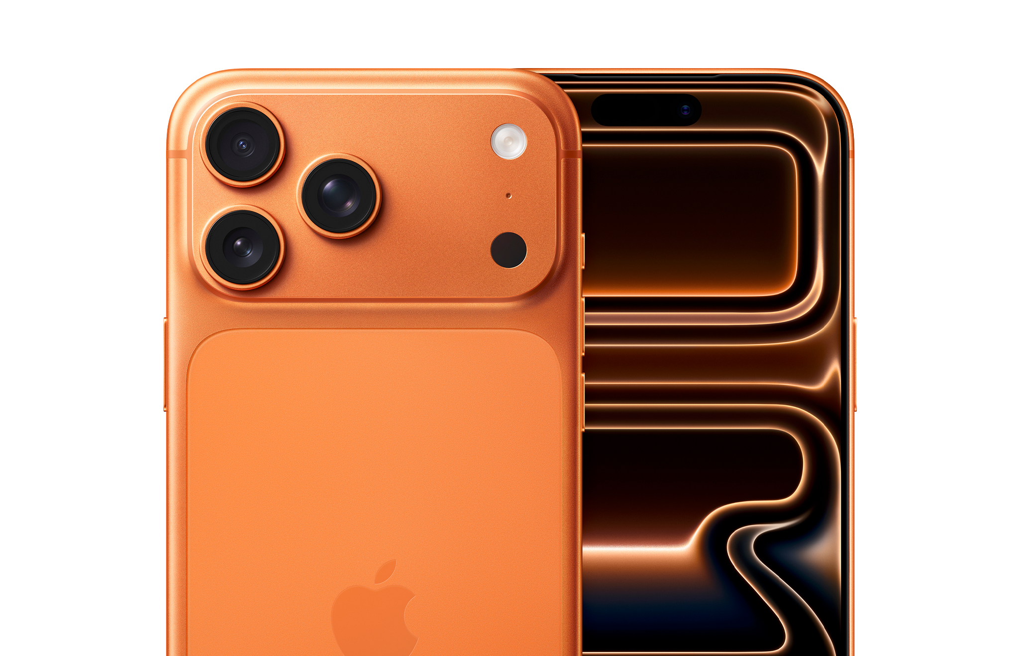 header iphone apple 18 orange