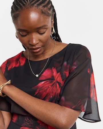 Joanna Hope Crinkle Column Dress