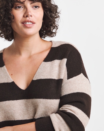 Sponge Slouch V Neck Tunic