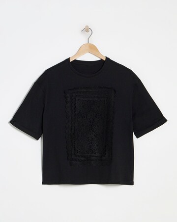 Native Youth Corchet Panel T-shirt
