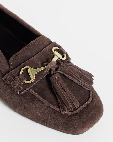 Heavenly Soles Prague Suede Diving Moccasin - Extra Wide Fit (EEE)