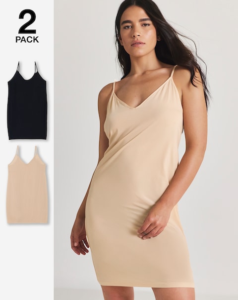 Pretty Secrets (2 Pack) Midi Full Slips