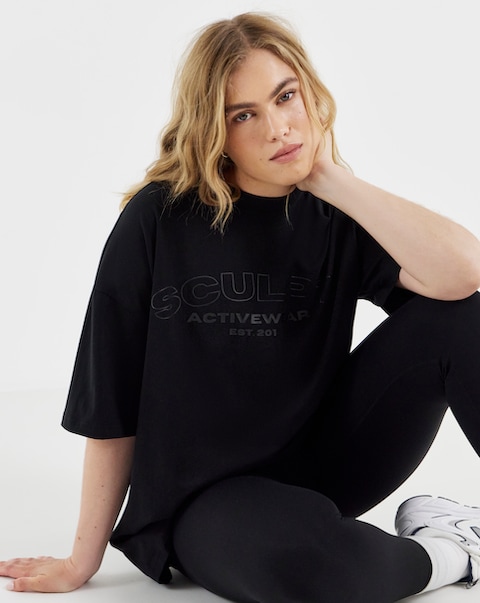 Sculpt Activewear Oversized Short Sleeve T-shirt