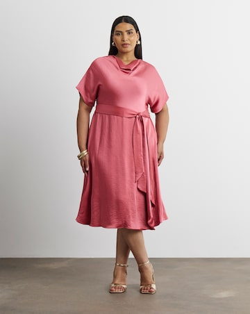 Joanna Hope Cowl Neck Dress