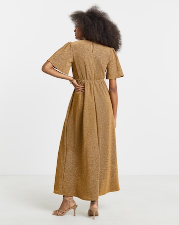 Twisted Wunder Ziggy Galaxy Foil Maxi Dress