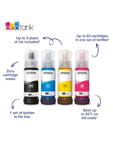 Epson EcoTank ET-2910 A4 Multifunction Wi-Fi Ink Printer