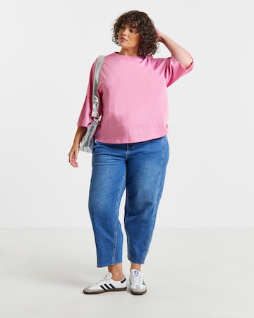 Simply Be Orange Kimono Sleeve Top