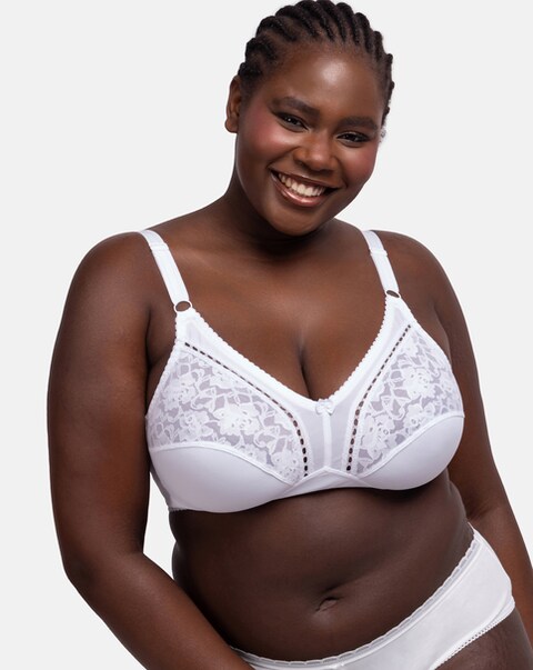 Dorina Curves Classics Madeline Full Cup Non Wired Bra White
