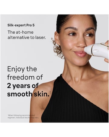 Braun IPL Silk expert Pro 5 At Home Hair Removal 4 Attachment Heads PL5441