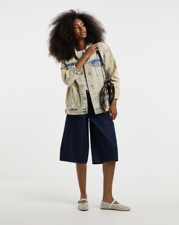 Simply Be Light Wash Boyfriend Denim Jacket