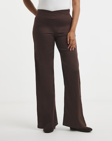 Chocolate Wide Leg Weekender Jeggings