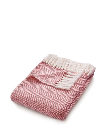 Woven Herringbone Indoor/Outdoor Throw