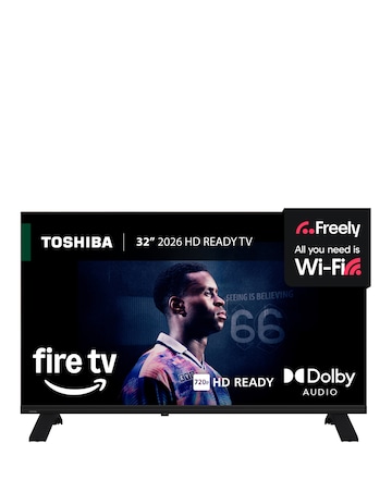 Toshiba 32WF2653DB 32in 4k HDR Fire Smart TV with Freely