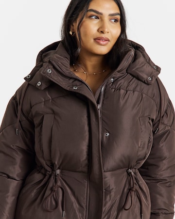 Chocolate Short Padded Coat