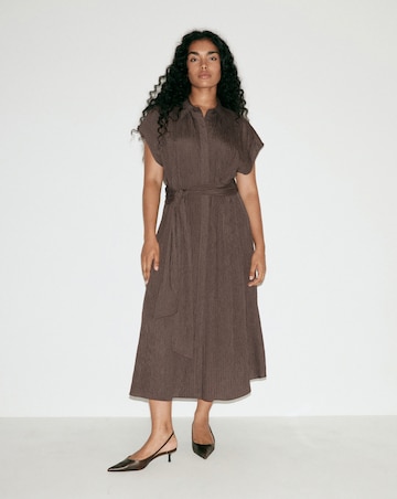 Mango Belted Shirt Dress