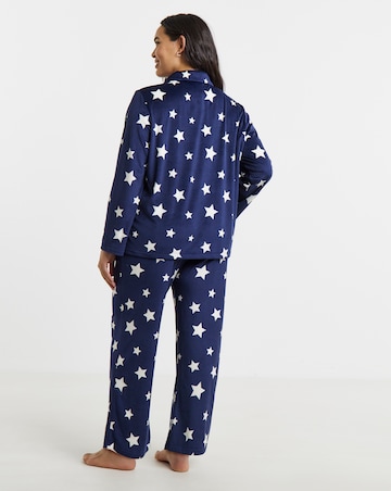 Pretty Secrets Fleece Pyjama Set Star Print