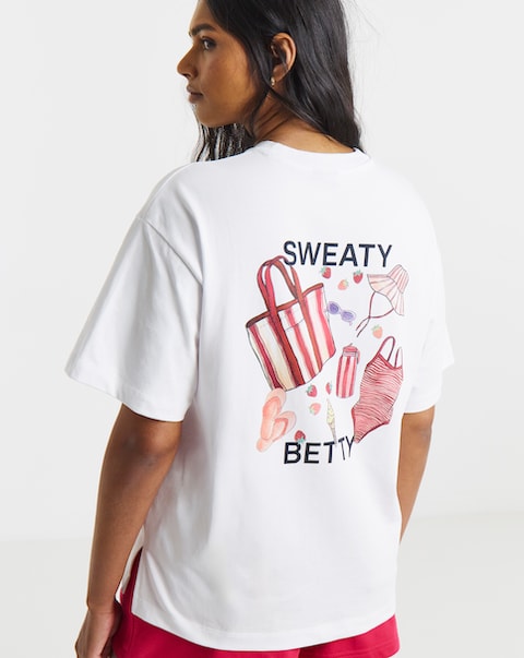 Sweaty Betty Holiday Graphic Boxy T-Shirt