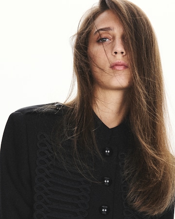 Mango Band Collar Jacket