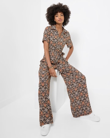 Joe Browns Petite Josie Short Sleeve Zip Front Jumpsuit
