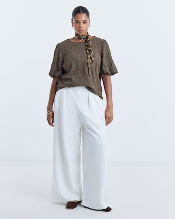Pieces Penny Short Sleeve Woven Top