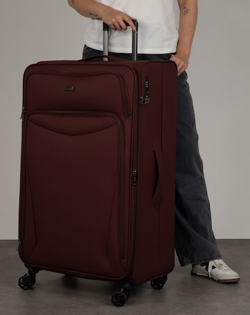 Rock Luggage Vitality 3pc Softshell Suitcase Set